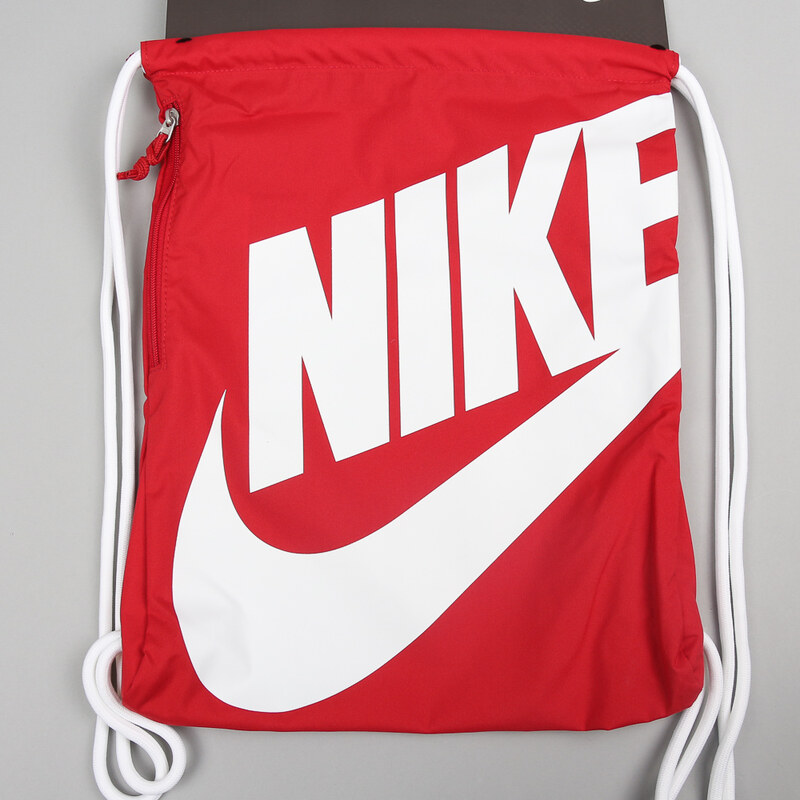 Nike Heritage Gymsack červený / bílý