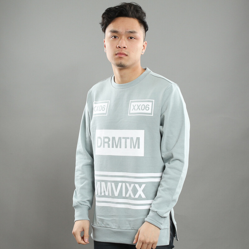 DRMTM MMVI Zipped Crewneck šedá