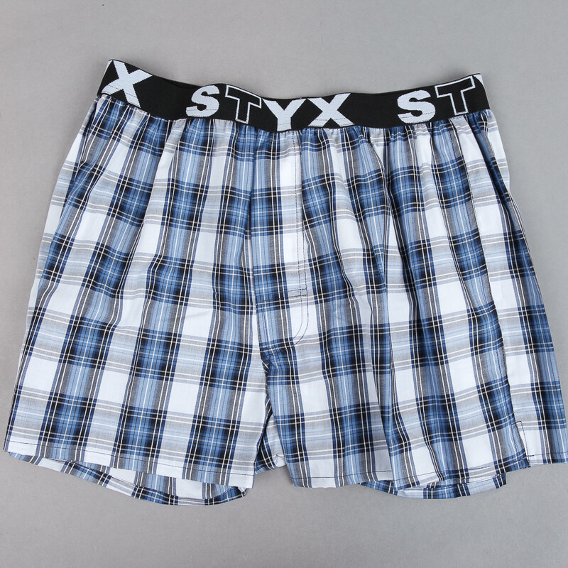 Styx Sport Stripes And Squares modré / černé / bílé