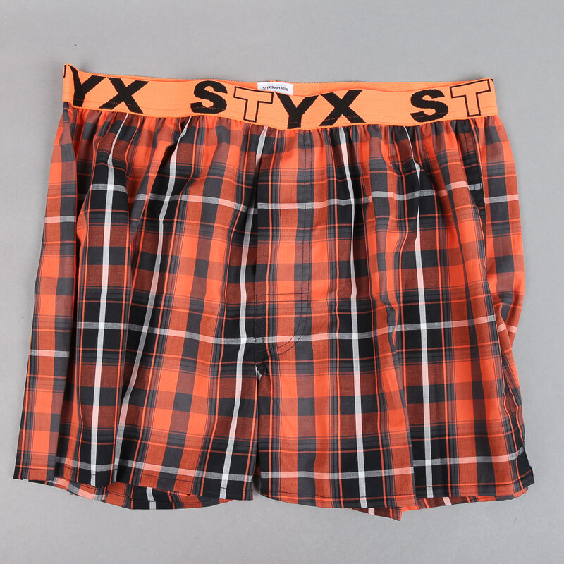 Styx Sport Stripes To Squares oranžové / černé