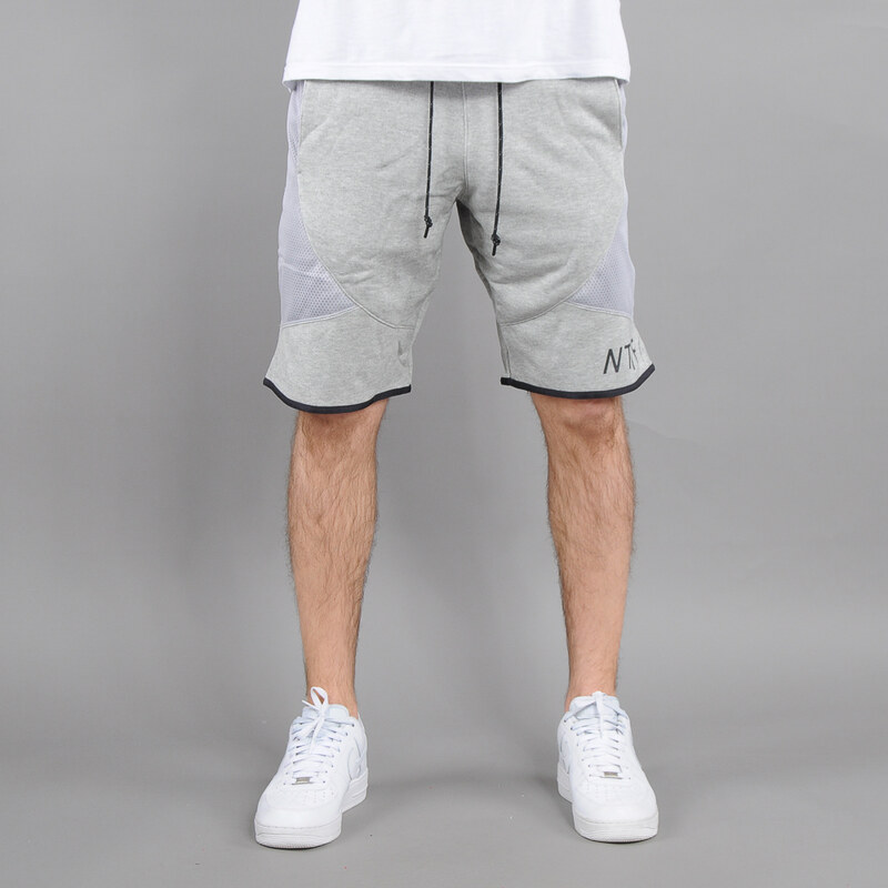 Nike RU Short melange šedé