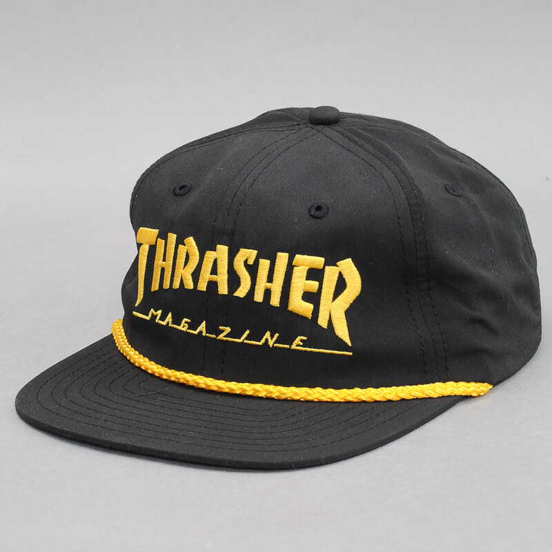 Thrasher Rope Snapback černá