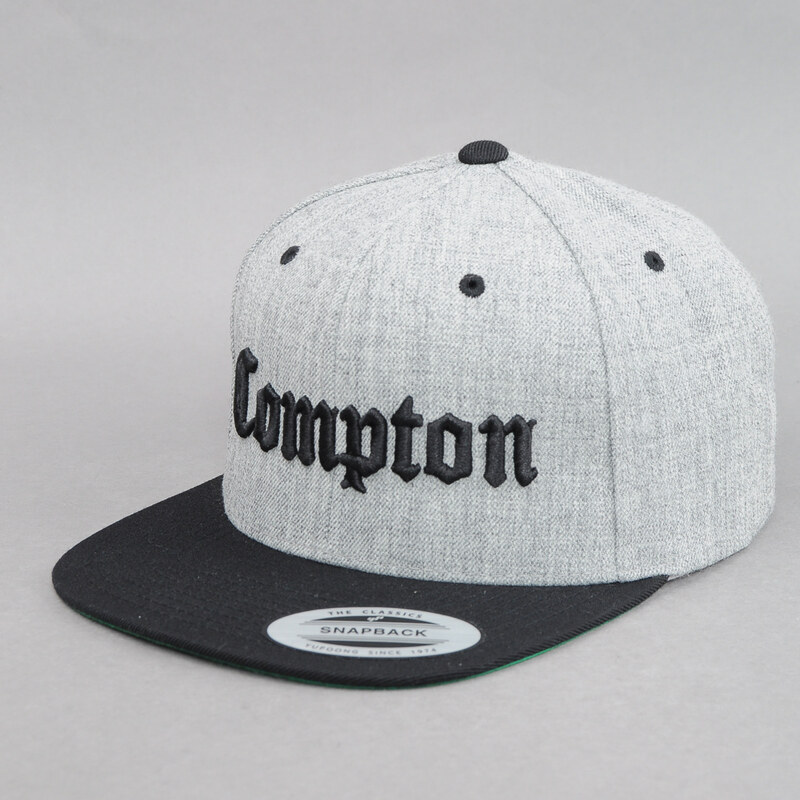 Urban Classics Compton Cap šedá / černá