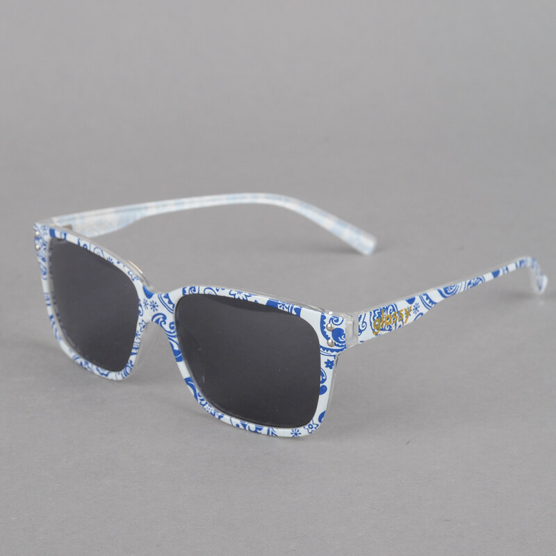 Glassy Fritz Paisley bílé / modré