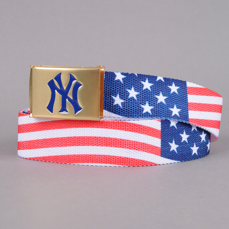MD MLB Flag Belt modrý / bílý / čevený