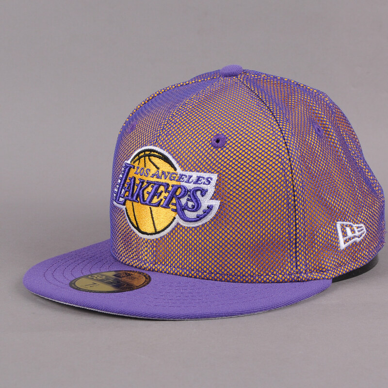 New Era Mesh Crown LA Lakers žlutá / fialová / šedá