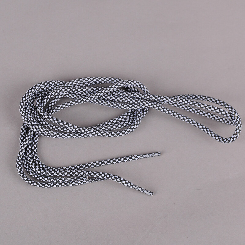 MD Tube Laces Rope Multi černé / bílé