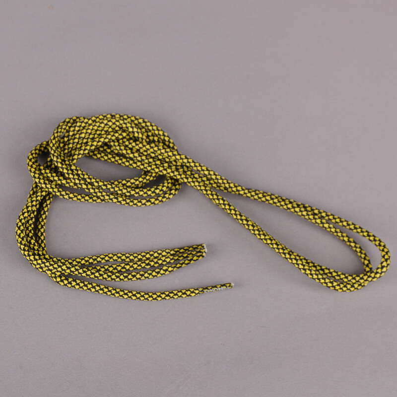 MD Tube Laces Rope Multi černé / žluté