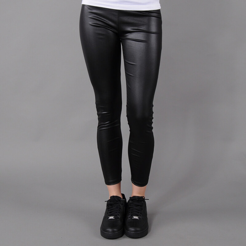 Urban Classics Ladies Leather Imitation Leggings černé