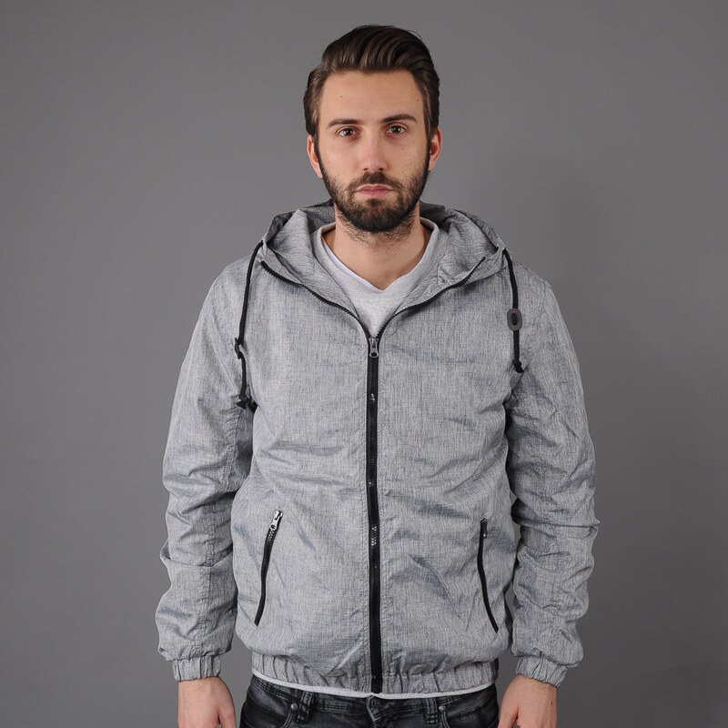 Urban Classics Melange Windbreaker melange šedá