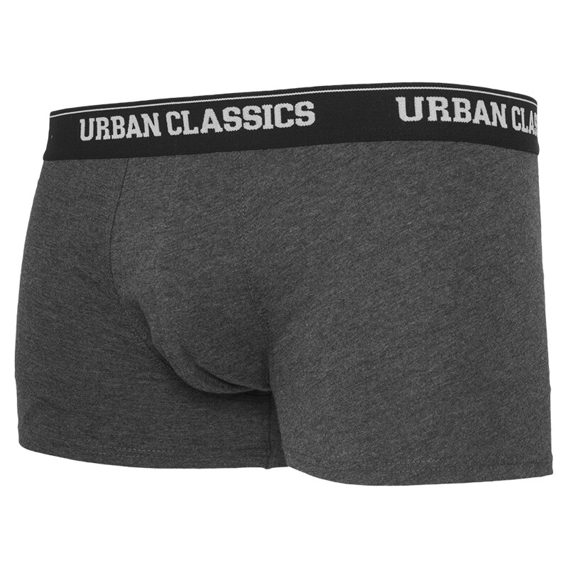 Urban Classics Mens Boxer Shorts melange tmavě šedé