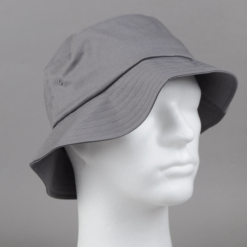 Urban Classics Flexfit Cotton Twill Bucket Hat šedý