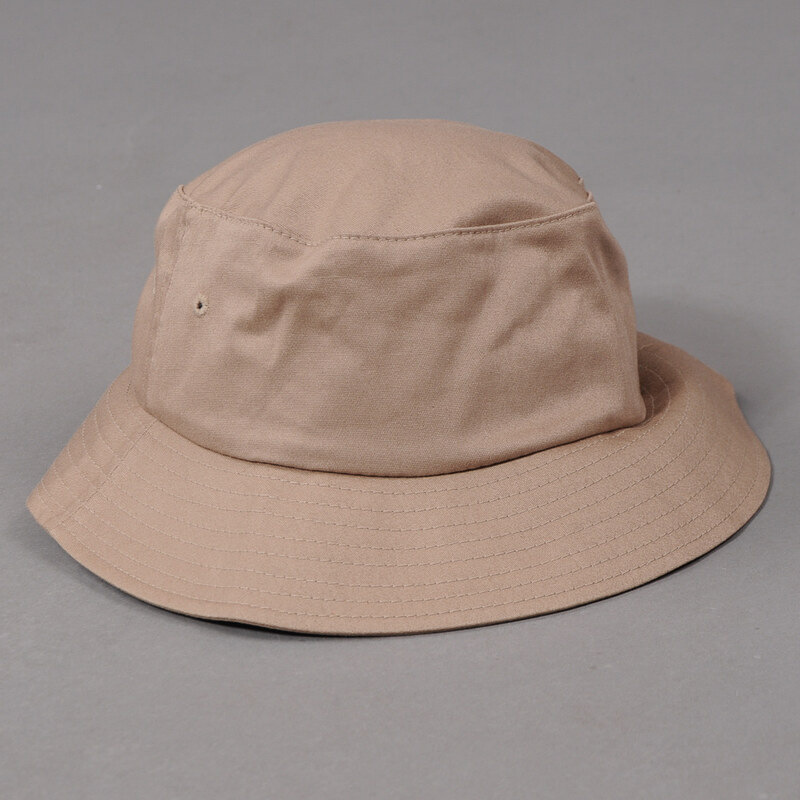 Yupoong Flexfit Cotton Twill Bucket Hat béžový