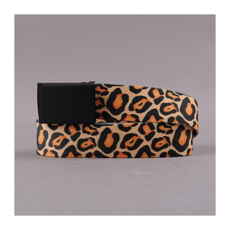 MD Printed Woven Belt Jaguar krémový / černý / oranžový