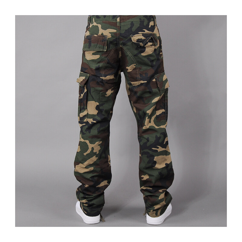 Urban Classics Camouflage Cargo Pants camo zelené