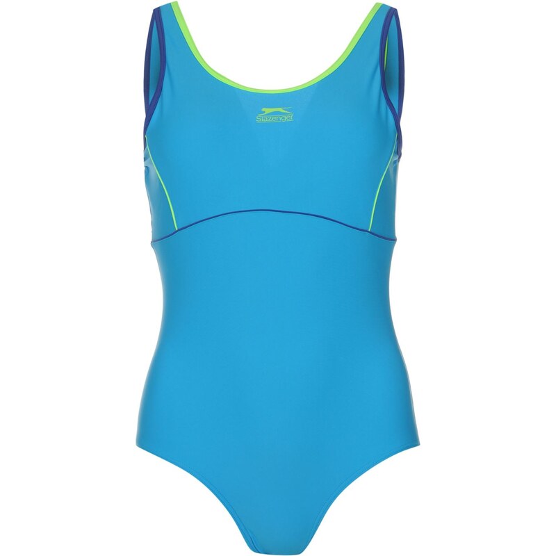 Dámské plavky Slazenger Swim Blue / Green