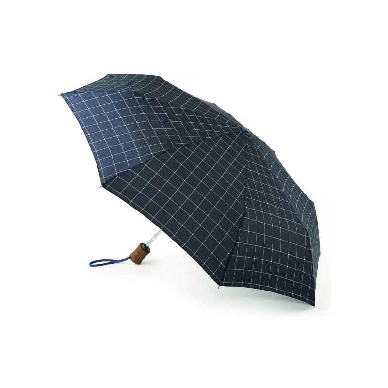 Pánský skládací deštník FULTON Hoxton 2, Window Pane Check
