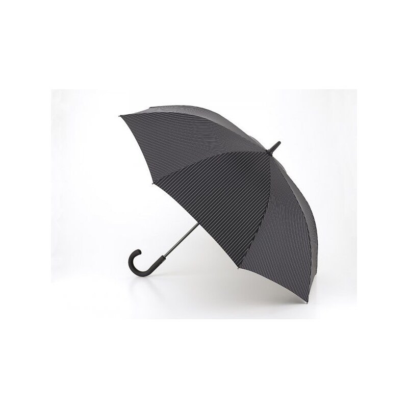 Pánský holový deštník FULTON Knightsbridge 2, City Stripe Black Steel