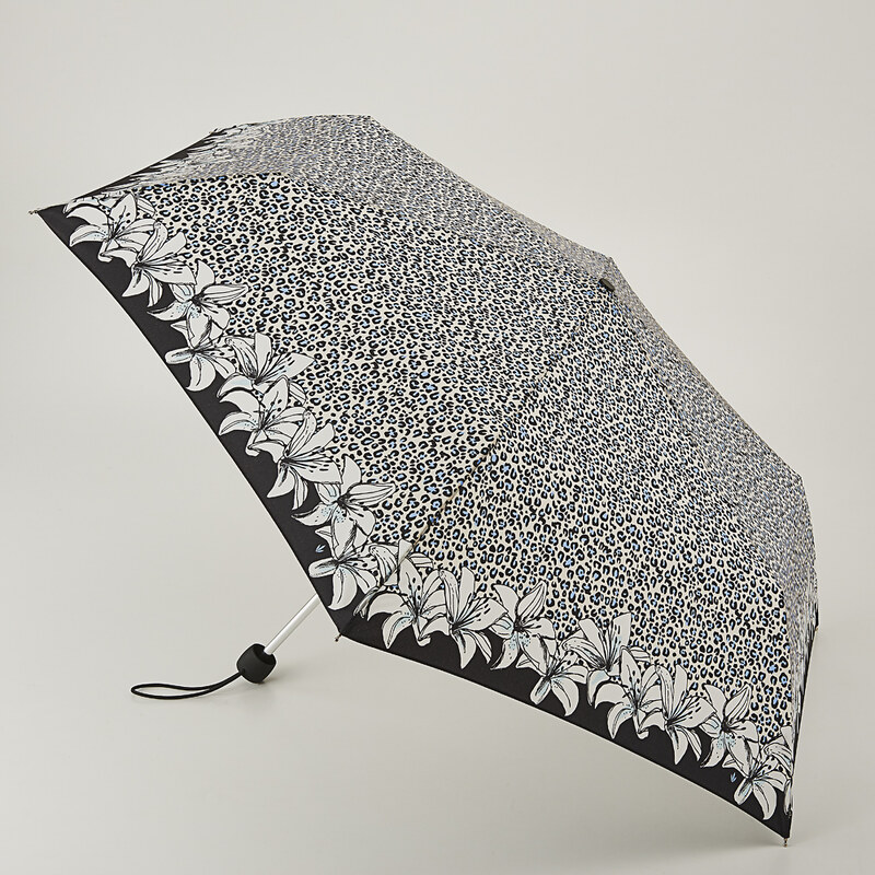 Fulton Dámský skládací deštník Superslim 2 - LILY CAT PRINT