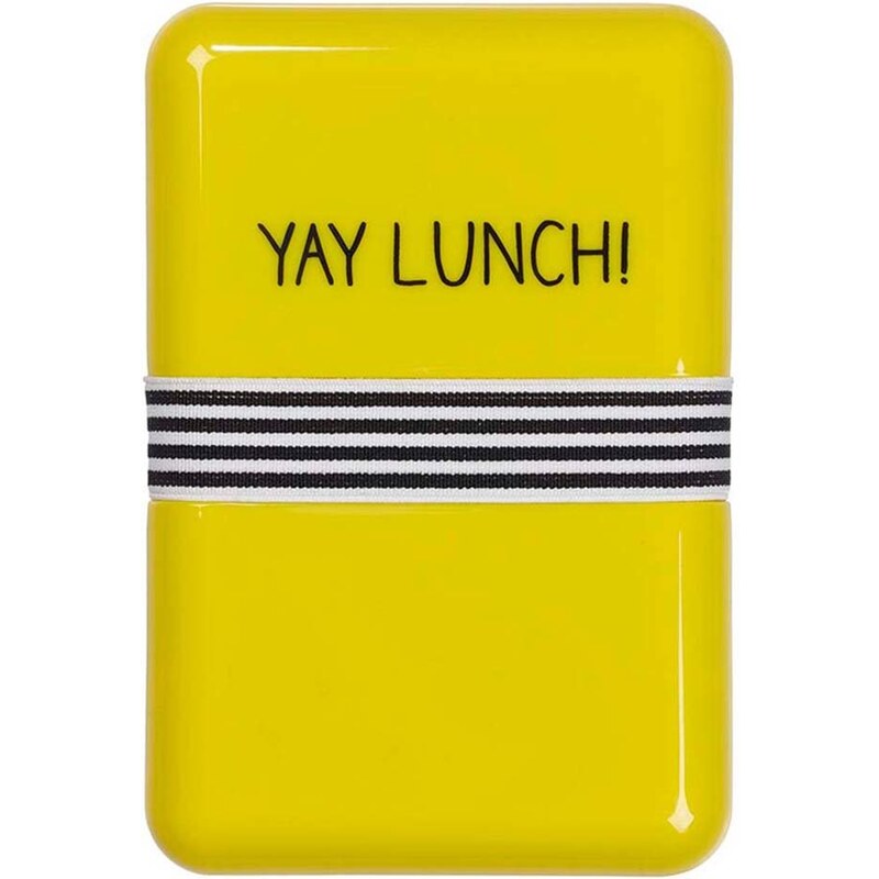 Žlutý svačinový box Happy Jackson Yay Lunch