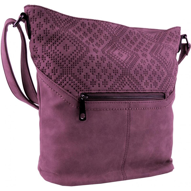 Tapple Dámská broušená crossbody kabelka B515 fialová