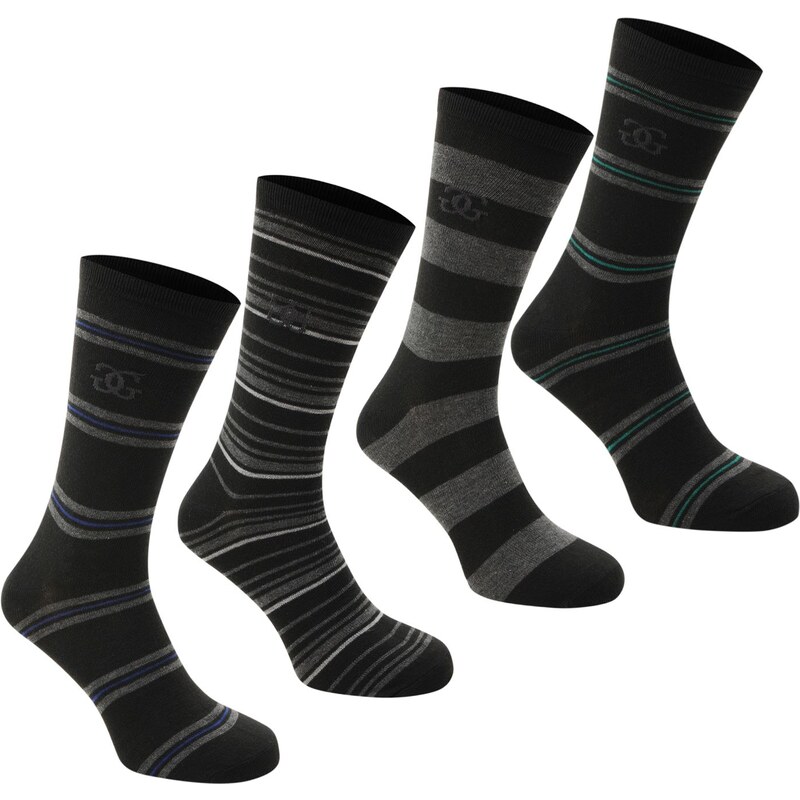 Giorgio 4 Pack Striped Socks -