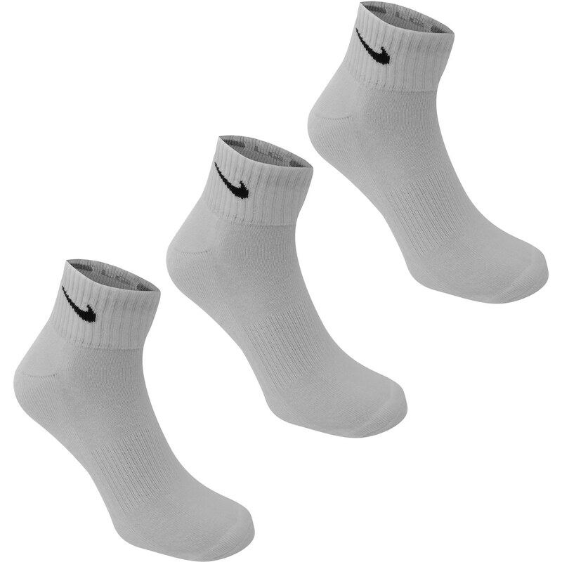 Ponožky Nike Three Pack pán. bílá/černá