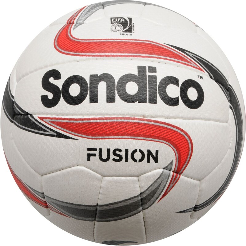Sondico Fusion FIFA Inspected Football, white/red