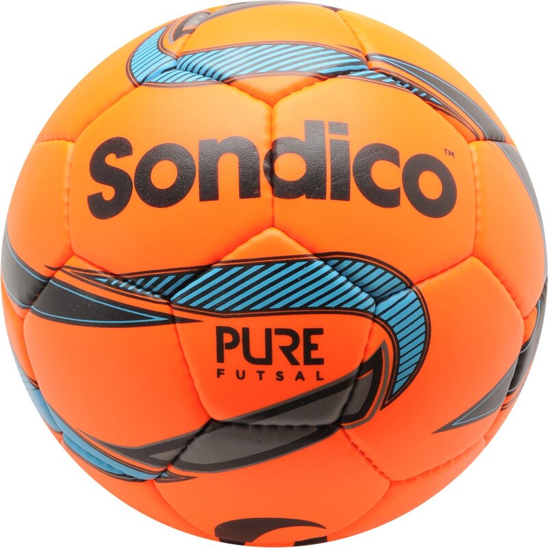 Sondico Pure Futsal Football, fluo orange