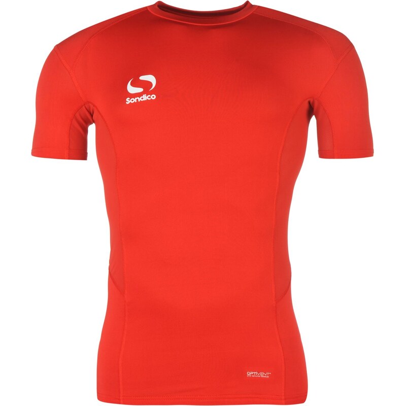 Termo tričko Sondico Core Base Sleeves pán. červená