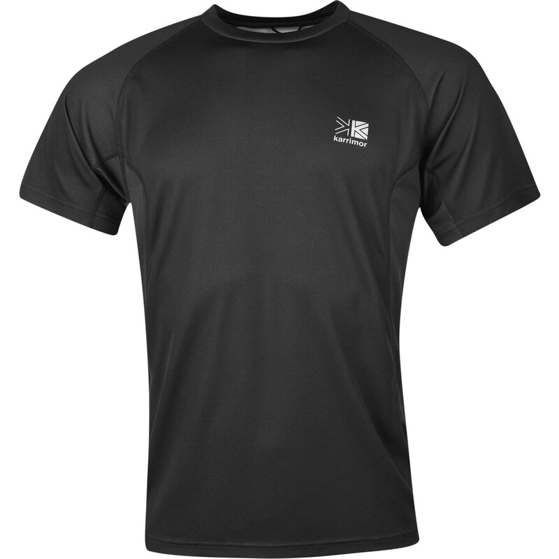 Sportovní tričko Karrimor Aspen Technical pán. černá/modro-šedivá