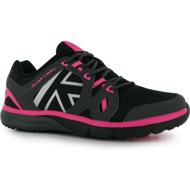 Karrimor Duma dětské Girls Trail Running Shoes Blk/Char/Pink