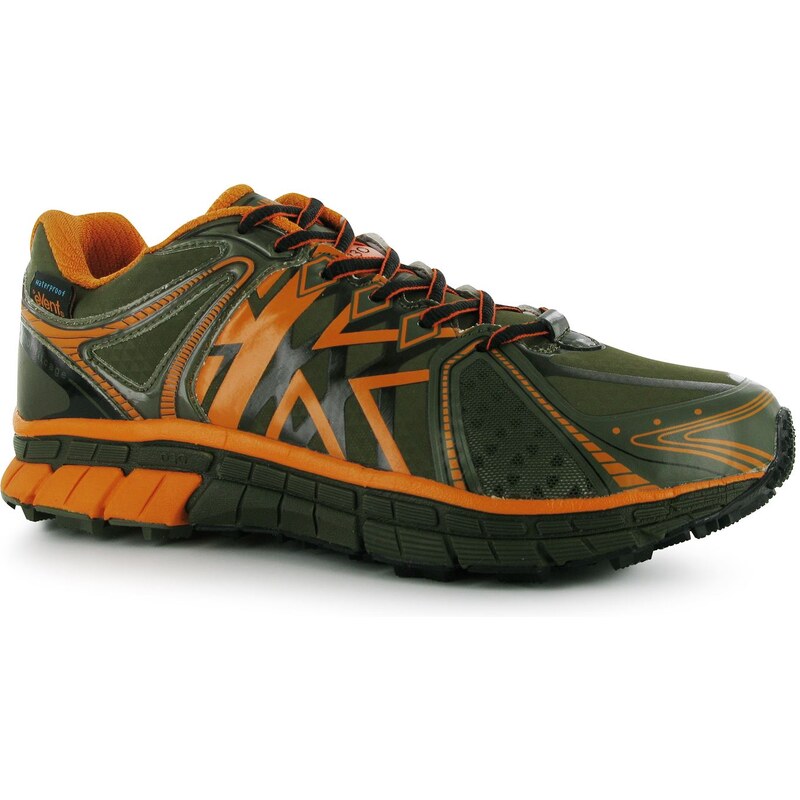 Karrimor Stabil pánské Waterproof Trail Running Shoes Khaki/Ornge/Blk