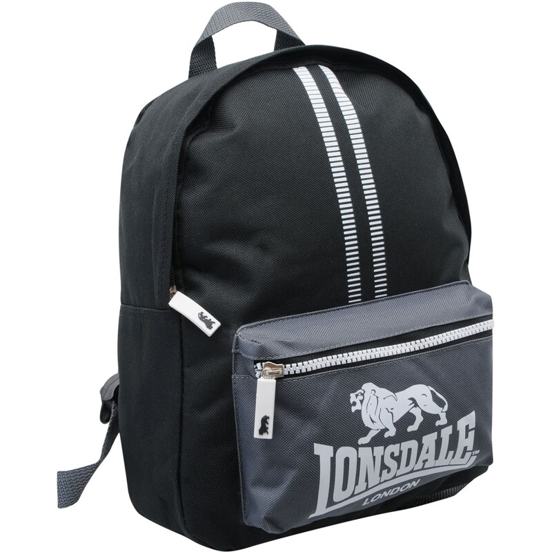 Lonsdale Mini Backpack Black/Charcoal