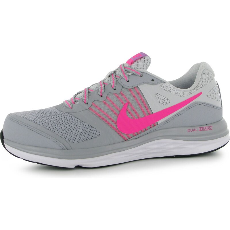 boty Nike Dual Fusion X dámské Running Shoes Grey/Pink