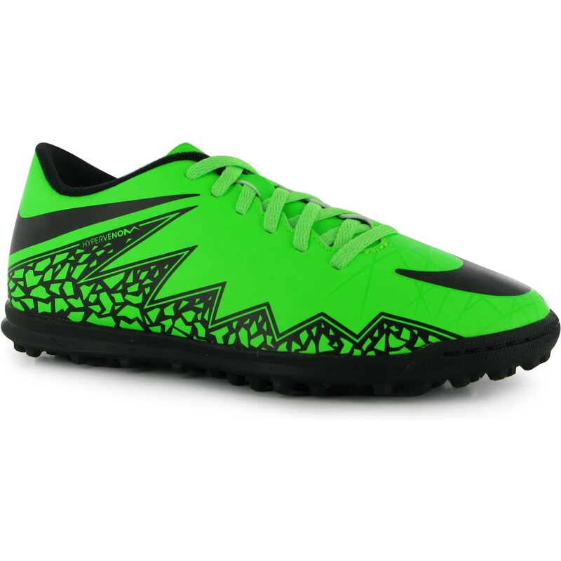 Fotbalové turfy Nike Hypervenom Phade TF Green/Black