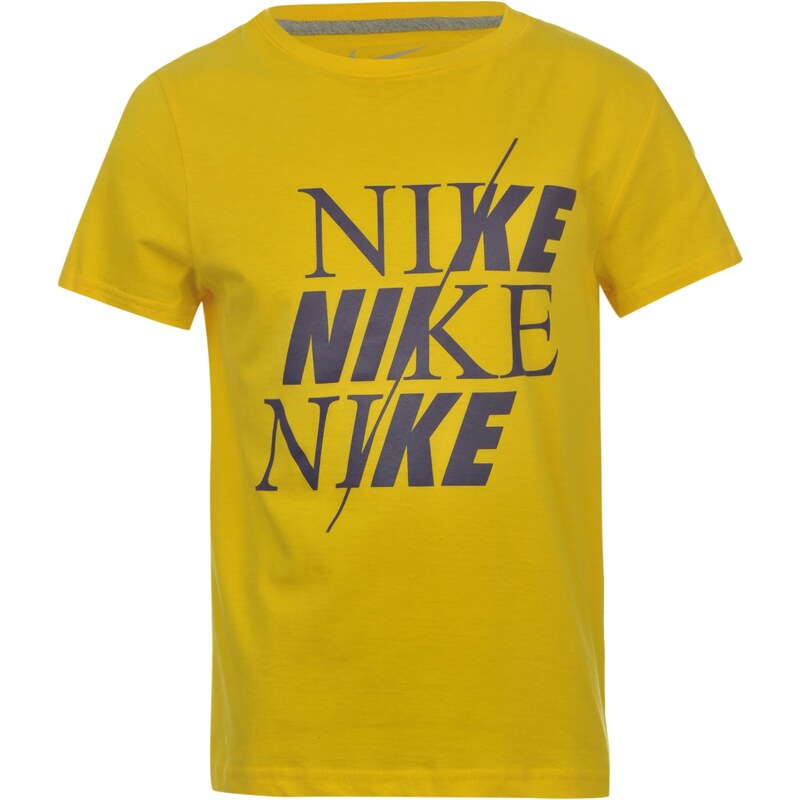 Tričko Nike QTT Split dět. žlutá
