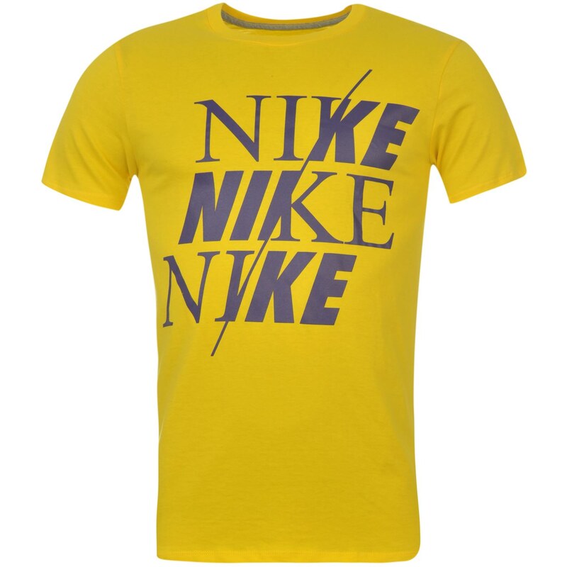 Tričko Nike QTT Split pán. žlutá
