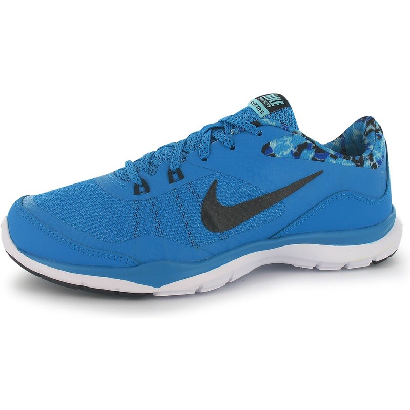 Sportovní tenisky Nike Flex 5 Print dám. modrá/černá
