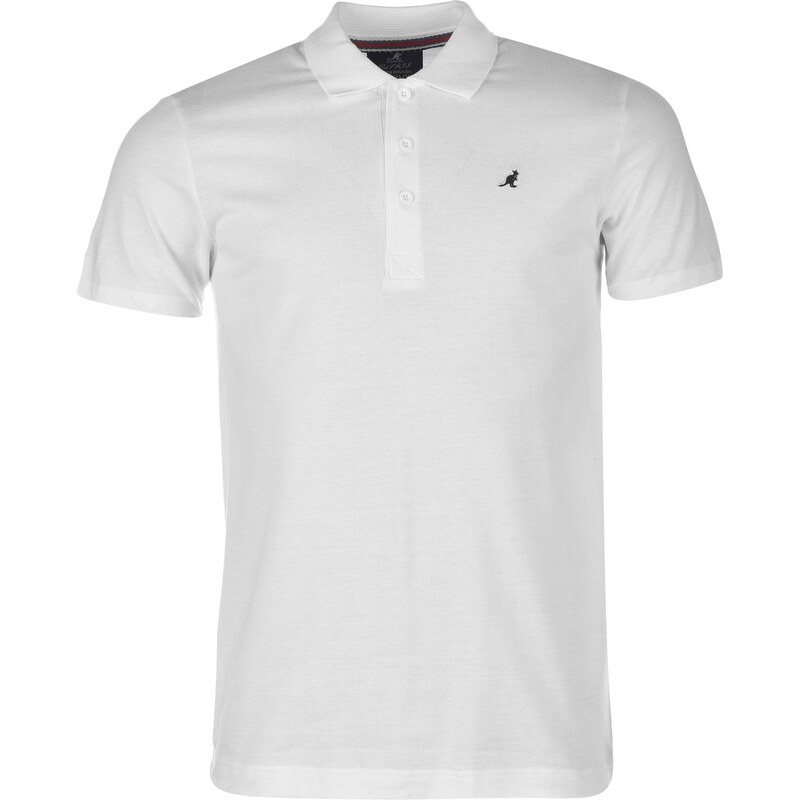 Kangol Slim Fit Polo Shirt Mens, white