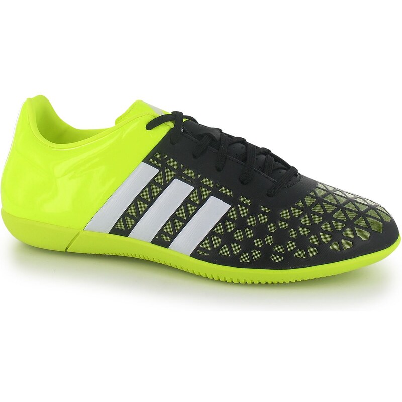 adidas Ace 15.3 pánské Indoor Football Trainers Black/Yellow