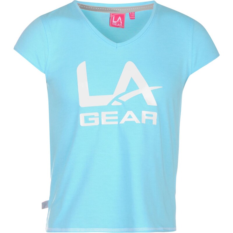 Sportovní tričko LA Gear Large Logo V Neck dět.
