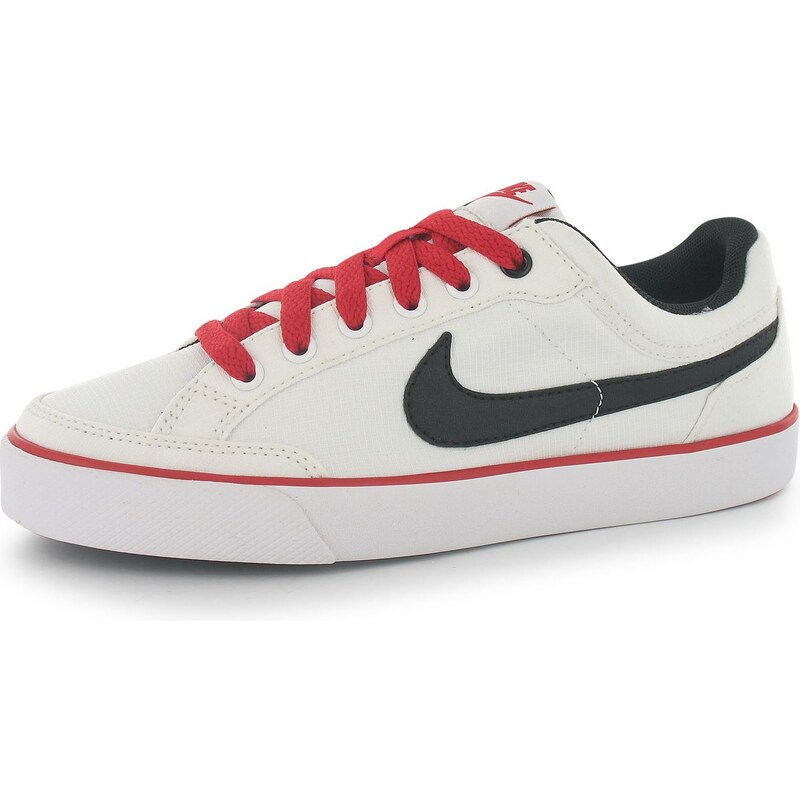 Plátěné tenisky Nike Capri 3 Textile dět. bílá/černá/červená