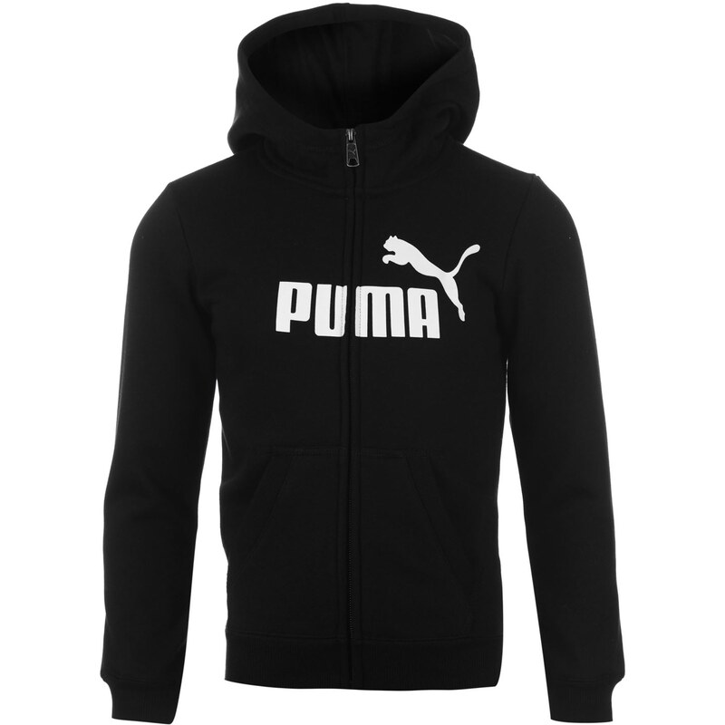 Mikina s kapucí Puma No1 Logo dět. černá