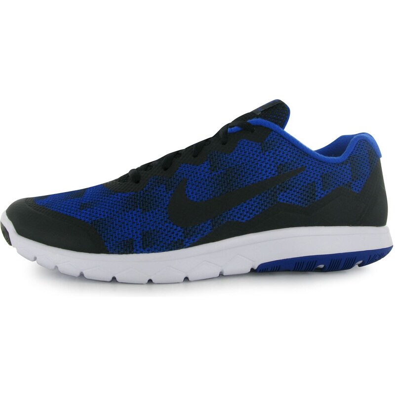 boty Nike Flex Experience Print pánské Running Shoes Black/Blue