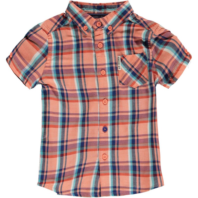 Triko Ben Sherman 06J Short Sleeve Shirt Infant Boys Orange