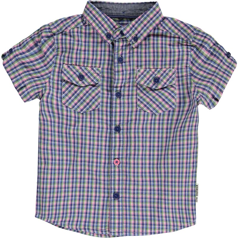 Triko Ben Sherman 99J Short Sleeve Shirt Infant Boys Sage