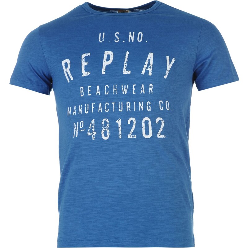 Tričko Replay Beachwear pán.