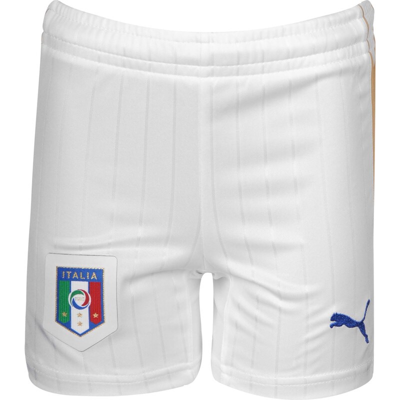 Kraťasy dětské Puma Italy Home White/Blue