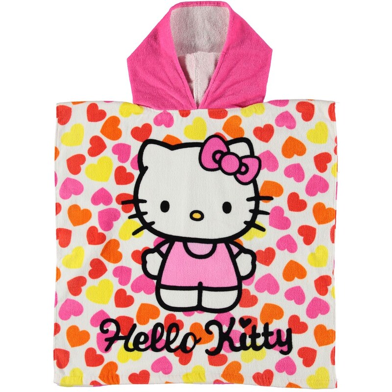 Character Towel Poncho Infant, hello kitty